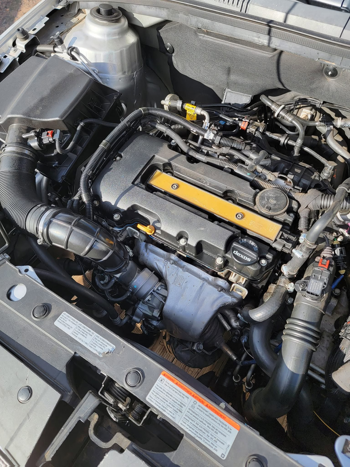 Clean engine bay serviced by K&P Automotive Repair technicians